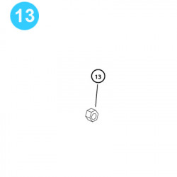 item#13 Cavins Style Spider Model F Nut f/Gate item#13 Cavins Style Spider Model F Nut f/Gate