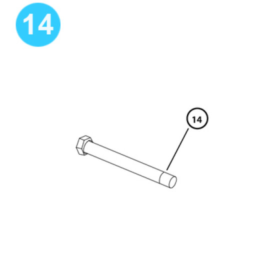 item#14 Cavins Style Spider Model F Gate Bolt image