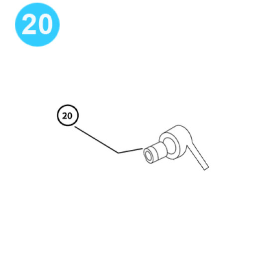 item#20 Cavins Style Spider Model F Shaft Bushing-Large Cavins Style Spider Model F image