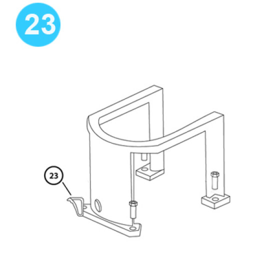 item#23 Cavins Style Spider Model F Safety Latch image