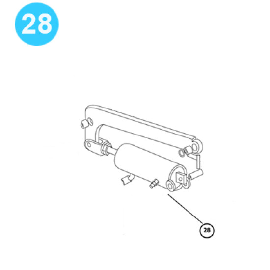 item#28 Cavins Style Spider Model F Cotter Pin image