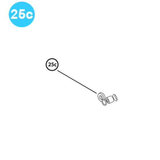 item#25c Cavins Style Spider Model F Washer f/TF109 Cavins Style Spider Model F image