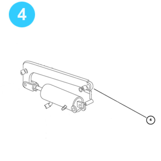 item#4 Cavins Style Spider Model F Link Assembly image