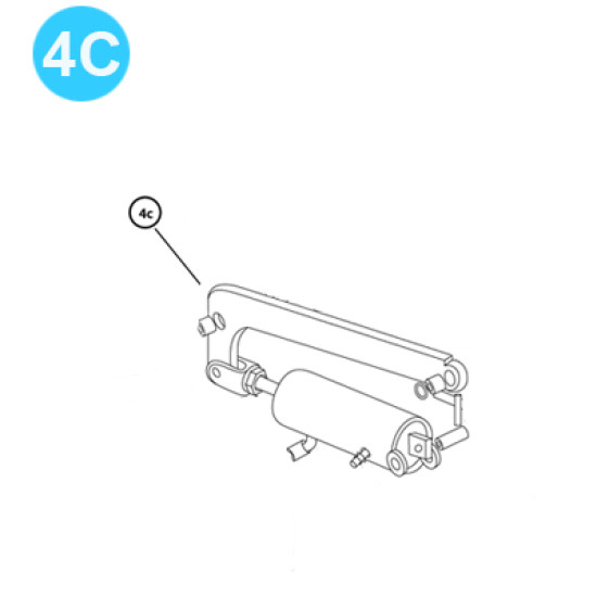 item#4c Cavins Style Spider Model F Link Bushing image