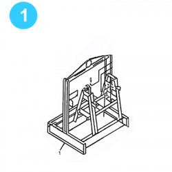 item#1 Wireline Unit (Surveyor) Model 325 Frame item#1 Wireline Unit (Surveyor) Model 325 Frame