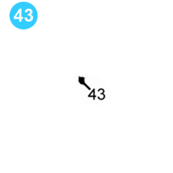 item#43 Wireline Unit (Surveyor) Model Nut, Hex Wireline Unit image