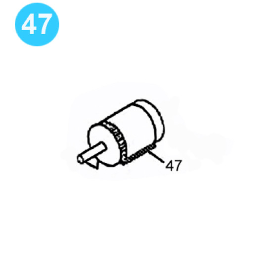 item#47 Wireline Unit (Surveyor) Model Nut, Hex image