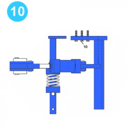 item#10 Eckel Style Backup 4-1/2" UHT Tri Grip Pressure Bolt item#10 Eckel Style Backup 4-1/2" UHT Tri Grip Pressure Bolt