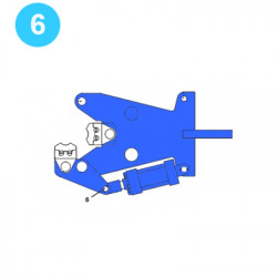item#6 Eckel Style Backup 4-1/2" UHT Tri Grip Pressure Clevis  item#6 Eckel Style Backup 4-1/2" UHT Tri Grip Pressure Clevis
