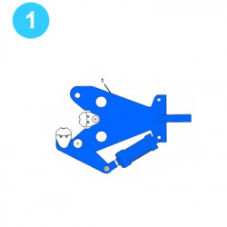item#1 Eckel Style Backup 5-1/2" Standard Tri Grip Backup Plate item#1 Eckel Style Backup 5-1/2" Standard Tri Grip Backup Plate