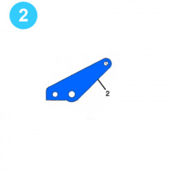 item#2 Eckel Style Backup 5-1/2" Standard Tri Grip Pivot Arm item#2 Eckel Style Backup 5-1/2" Standard Tri Grip Pivot Arm