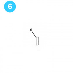 item#6 Eckel Style Backup 5-1/2" Standard Tri Grip Clevis Pin item#6 Eckel Style Backup 5-1/2" Standard Tri Grip Clevis Pin