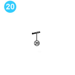 item#20 2" Type B Cameron Style Reset Relief Valve Pin, Top Crank item#20 2" Type B Cameron Style Reset Relief Valve Pin, Top Crank