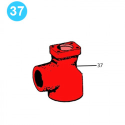 item#37 3" Type B Cameron Style Reset Relief Valve Body item#37 3" Type B Cameron Style Reset Relief Valve Body