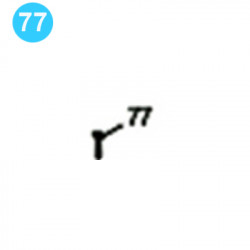 item#77 Eckel Style 4-1/2" UHT-13 Tong 3/8" NC x 4 1/2" item#77 Eckel Style 4-1/2" UHT-13 Tong 3/8" NC x 4 1/2"