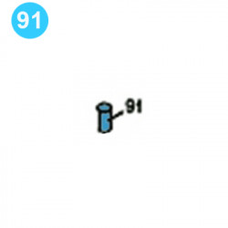 item#91 Eckel Style 4-1/2" UHT-13 Tong Head Roller Pin item#91 Eckel Style 4-1/2" UHT-13 Tong Head Roller Pin