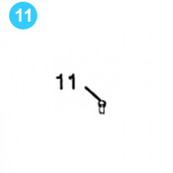 item#11 Eckel Style 4-1/2" Hydra-Shift Model B Tong Bolt, Hex Head item#11 Eckel Style 4-1/2" Hydra-Shift Model B Tong Bolt, Hex Head