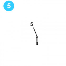 item#5 Eckel Style 4-1/2" Hydra-Shift Model B Tong Bolt, Hex Head item#5 Eckel Style 4-1/2" Hydra-Shift Model B Tong Bolt, Hex Head