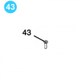 item#43 Eckel Style 4-1/2" Hydra-Shift Model B Tong Bolt, Flat Socket item#43 Eckel Style 4-1/2" Hydra-Shift Model B Tong Bolt, Flat Socket