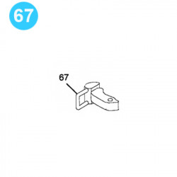 item#67 Eckel Style 4-1/2" Hydra-Shift Model B Latch Handle item#67 Eckel Style 4-1/2" Hydra-Shift Model B Latch Handle