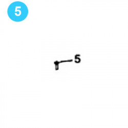 item#5 Eckel Style 5-1/2" UHT Hydra-Shift Model B Tong Bolt, Flat item#5 Eckel Style 5-1/2" UHT Hydra-Shift Model B Tong Bolt, Flat