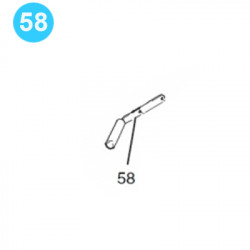 item#58 Eckel Style 5-1/2" STD 5-8 Plates Tong Shifting Handle item#58 Eckel Style 5-1/2" STD 5-8 Plates Tong Shifting Handle