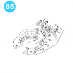 item#85 Eckel Style 5-1/2" STD 5-8 Plates Tong Valve Stand item#85 Eckel Style 5-1/2" STD 5-8 Plates Tong Valve Stand