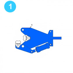 item#1 Eckel Style Backup 7-5/8" Standar Tri Grip Backup Plate item#1 Eckel Style Backup 7-5/8" Standar Tri Grip Backup Plate
