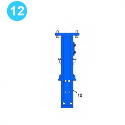 item#12 Eckel Style Backup 7-5/8" Standar Tri Grip Load Cell item#12 Eckel Style Backup 7-5/8" Standar Tri Grip Load Cell