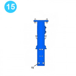 item#15 Eckel Style Backup 7-5/8" Standar Tri Grip Lockwasher 5/8"