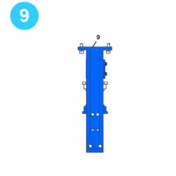 item#9 Eckel Style Backup 7-5/8" Standar Tri Grip Mounting Plate item#9 Eckel Style Backup 7-5/8" Standar Tri Grip Mounting Plate
