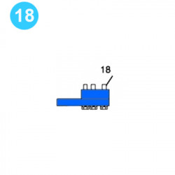 item#18 Eckel Style Backup 7-5/8" Standar Tri Grip Front Hanger 