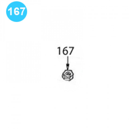 item#167 BJ Style BTS Back up Assembly 2-3/8