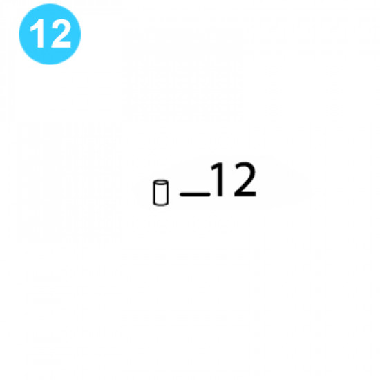 item#12 BJ Style RS Tubing Tong Dowel Pin image