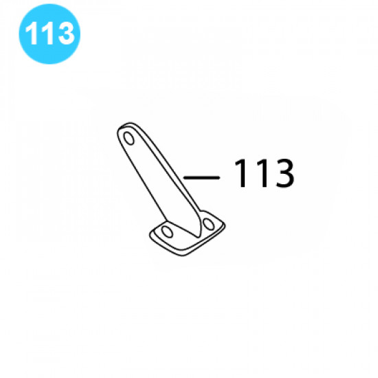 item#113 BJ Style BTS Tubing Tong Shift Bracket Weldment image