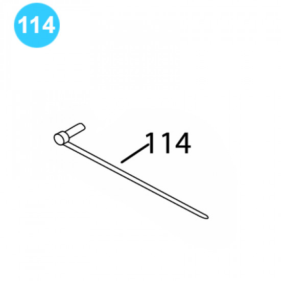 item#114 BJ Style BTS Tubing Tong Control Shifter Rod Weldment BJ Style BTS Tubing Tong image