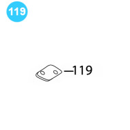 item#119 BJ Style RS Tubing Tong Clamp Plate