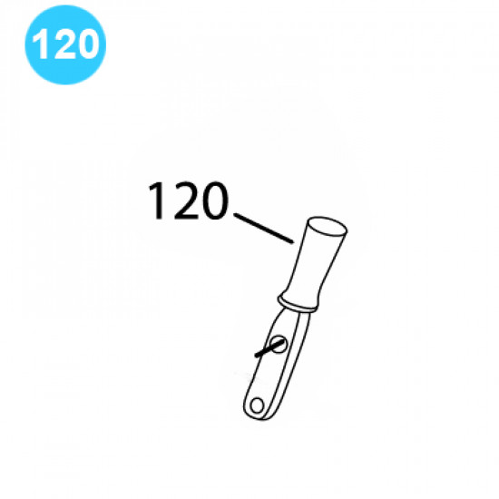 item#120 BJ Style BTS Tubing Tong Control Shifter Lever BJ Style BTS Tubing Tong image