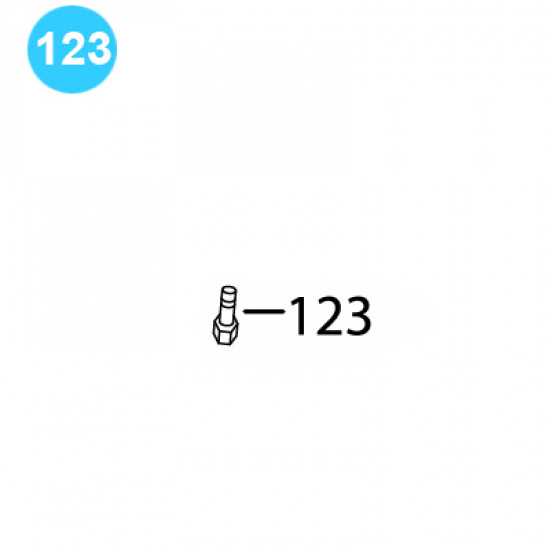 item#123 BJ Style BTS Tubing Tong Control Allen Head Capscrew image