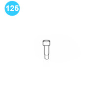 item#125 BJ Style RS Tubing Tong Shoulder Screw, 3/4" x 3"