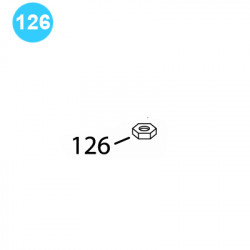 item#126 BJ Style BTS Tubing Tong Control Nut-Shoulder Screw, 5/8"