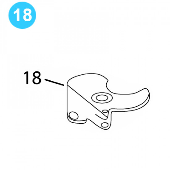 item#18 BJ Style BTS Tubing Tong Guard Assembly BJ Style BTS Tubing Tong image