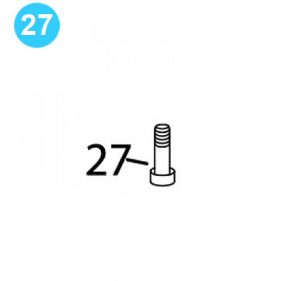 item#27 BJ Style RS Tubing Tong Guard Spring Bolt BJ Style RS Tubing Tong image