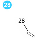 item#28 BJ Style BTS Tubing Tong Hanger Pin