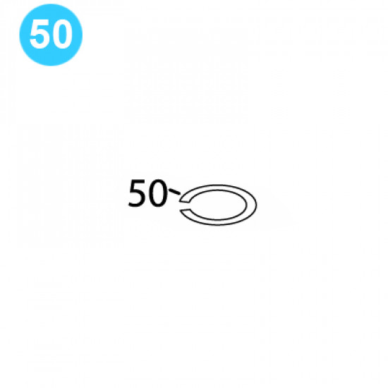 item#50 BJ Style BTS Tubing Tong Idler Roller Bearing Retaining Ring BJ Style BTS Tubing Tong image
