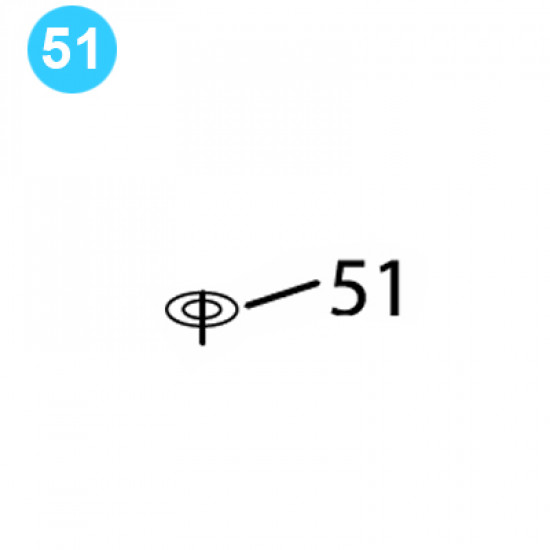 item#51 BJ Style RS Tubing Tong Idler Roller Assembly Retaining Ring Set image