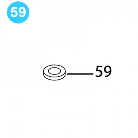 item#59 BJ Style BTS Tubing Tong Idler Sprocket Bearing Retaining Washer BJ Style BTS Tubing Tong image
