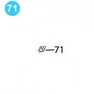 item#71 BJ Style BTS Tubing Tong Gear Shift Handle Grease Fitting