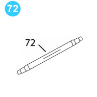 item#72 BJ Style BTS Tubing Tong Gear Shift Shaft
