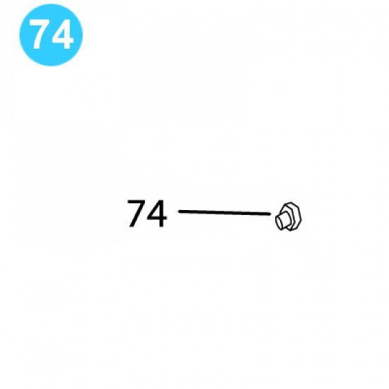 item#74 BJ Style RS Tubing Tong Gear Shift Shaft Bushing image